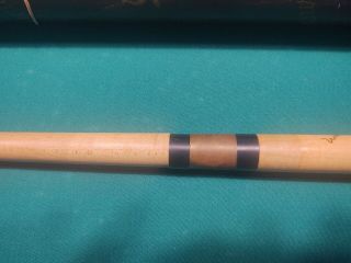 VINTAGE WILLIE HOPPE PROFESSIONAL CUE BY BRUNSWICK// 1960 - 1966 6