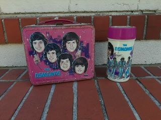 Vintage 1973 " The Osmonds " Metal Lunchbox & Thermos Starring “donny”