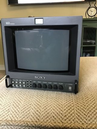 Sony Trinitron Pum 8045 Q Color Video Monitor Gaming Vintage