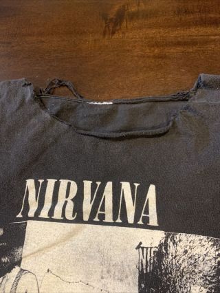 Vintage Nirvana Bleach SUB POP Mens T - shirt XL Authentic 3