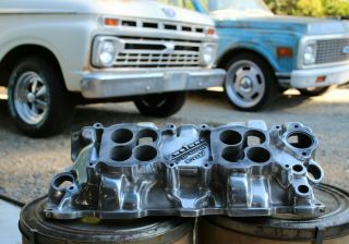 Weaind Say Why And Sbc 2x4 Intake Manifold Dual Quad Chevy V8 Hot Rod Gasser Vtg