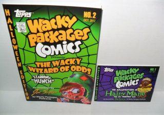 Topps Wacky Packages Comics Halloween Edition No.  1 & No.  2 Lynch & Simko