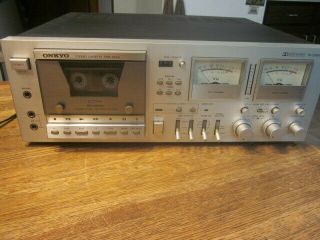 Vintage Onkyo Ta - 2080 Cassette Deck From 80 