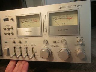 Vintage Onkyo TA - 2080 cassette Deck from 80 ' s Needs attention OWNER 4