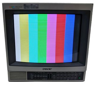 Vtg 1989 Sony Trinitron Pvm - 1343md 13 " Crt Color Video Monitor Retro Gaming