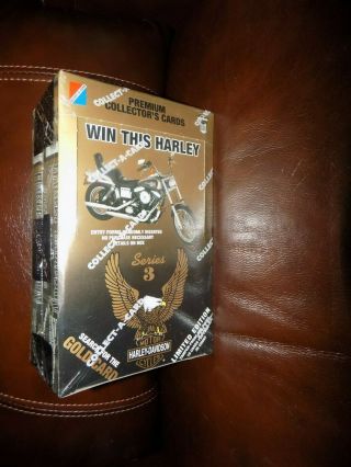2 Factory Harley Davidson Wax Boxes Of Collector Cards Series 2 And 3