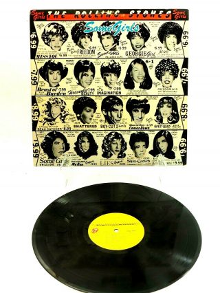 The Rolling Stones Some Girls 1978 Vinyl Lp Coc 39108 Die Cut Sg 5 Error Label