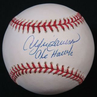 Andre Dawson The Hawk Autographed Signed Official Mlb Baseball Cubs Expos