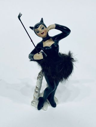 She Devil Ballerina Vintage Figurine 1950s Halloween Enesco Napco Japan