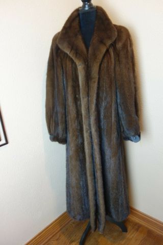 Vintage Medium Mink Fur Coat Jacket 4338s