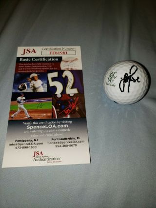Justin Rose Pga Hand Signed Golf Ball Autograph 2013 U.  S.  Open Champion Merion