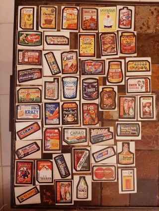 Ultra Rare Vintage Wacky Package Stickers 48 Total
