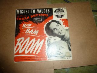 Miguelito Valdes 10 " Decca 78,  Dl 5113 Bim Bam Boom W Machito & His Afro - Cubans