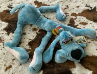 Vintage 1983 Dakin Foofur Dog Phil Mendez Stuffed Plush W/hang Tag 28”