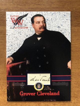 Grover Cleveland Historic Autographs Potus The First 36 Written Word