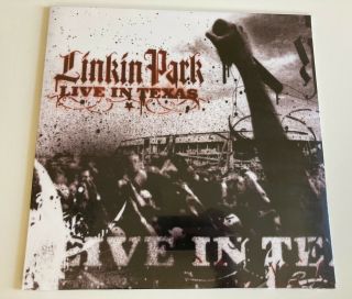 Linkin Park: Live In Texas Lp Vinyl Record Unofficial Rare Import