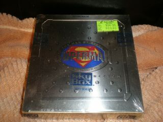 1994 Skybox Superman Man Of Steel Platinum Premium Edition Factory Box