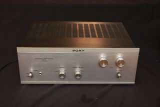 Vintage Silver Face Sony Ta - 3200f Solid State Stereo Amplifier Amp