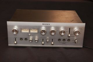 Vintage Silver Face Sony Ta - 2000 Solid State Stereo Preamplifier Pre Amp