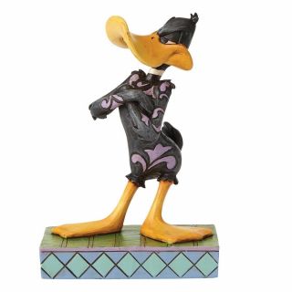 Enesco Looney Tunes Jim Shore Statue Daffy Duck “you’re Dethpicable " Figurine
