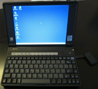 Hp Omnibook 800ct Vintage Laptop - Pentium 166mhz,  16mb Ram,  2gb Hdd,  Windows 95