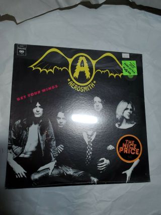 Aerosmith Get Your Wings Lp Columbia Pc32847 Rare
