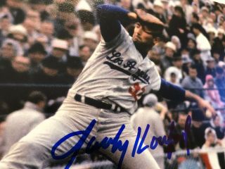 Sandy Koufax La Dodgers Signed 8 X 10 Color Photo Authentic
