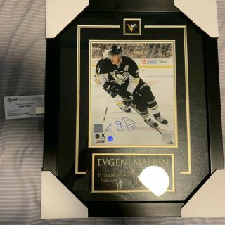 Evgeni Malkin Signed Pittsburgh Penguins Framed Auto 8x10 Photo Frameworth