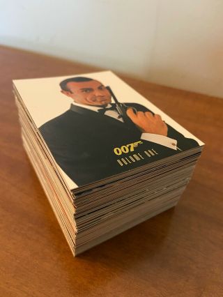 Inkworks James Bond Volume 1 Complete Base Card Set Plus 5 Rare Cards 1996