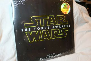 Star Wars The Force Awakens Movie Soundtrack Holographic 180 Gram Vinyl Records