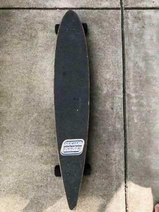 Vintage Sector 9 Pintail 48” Longboard 100 Bamboo Construction 180