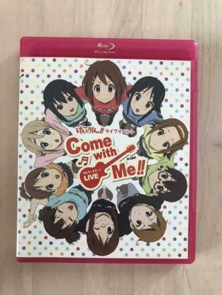 K - On Live Event - Come With Me - Blu - Ray 2 - Disc Set W/booklet First Press Limited