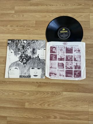 The Beatles ‎– Revolver: Parlophone Pmc 7009 Uk 1966 Vinyl Lp