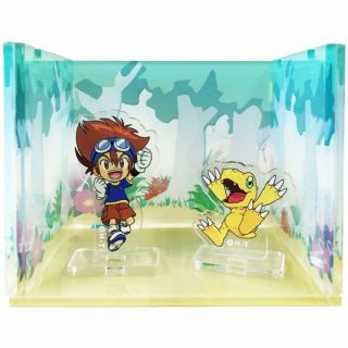 Digimon Adventure Taichi & Agumon Acrylic Stand Figure Diorama Japan Limited
