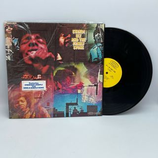 Sly & The Family Stone ‎stand 1969 Vinyl Lp Shrink Hype Sticker Funk