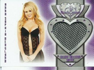 Anna Sophia Berglund Benchwarmer 2016 Eclectic Series 2 Swatch Card 95
