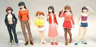 Azumanga Daioh 2 Mini Figure All 6 Types Complete Set 2002 Bandai F/s