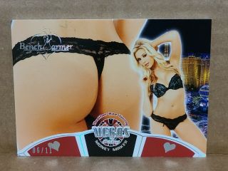 Heather Rae Young Benchwarmer Vegas Baby Money Maker Butt Card 6/11