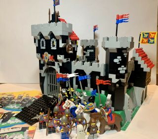 Vintage 1992 Lego Black Knight’s Castle Set 6086 Mostly Complete Rare