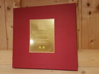 Beethoven Edition Vol.  2 Concertos Kempff Ferras Oistrakh Fournier Dgg 6lp Box M