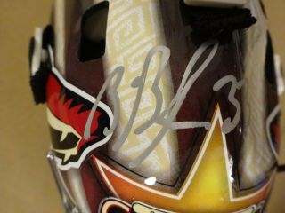 Signed BRIAN BOUCHER Autographed Phoenix Coyotes Mini Goalie Helmet Hockey NHL 2