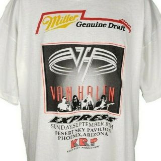 Van Halen T Shirt Vintage 90s 1991 For Unlawful Carnal Knowledge Tour Usa Xl