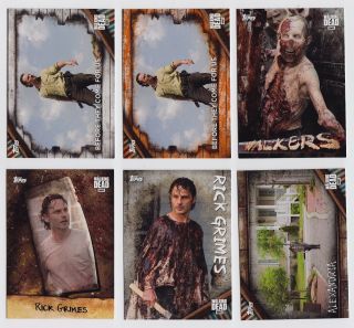 Topps The Walking Dead Season 6 Complete Master Set,  Inserts - 248 Cards - Qty