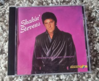 Shakin Stevens Give Me Your Heart Tonight Rare Australian Cd 1990 Rainbow Issue