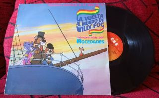 Mocedades La Vuelta Al Mundo De Willy Fog Rare 1984 Spain Lp Tv Soundtrack
