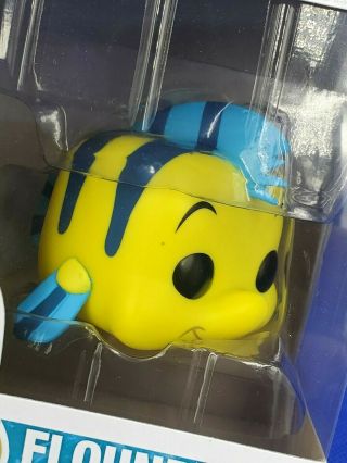 Funko Pop Disney The Little Mermaid Flounder 237 Box Has Creasing/Staining 2