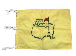 2006 Masters Golf Pin Flag Augusta National Phil Mickelson Won Pga Rare