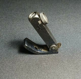 Rare King Rear Tang Peep Sight For Remington Model 8 Or 81 W/ Aperture & Screw