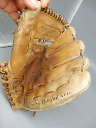 Vintage Rawlings Usa Mickey Mantle Mmp Baseball Glove Mitt
