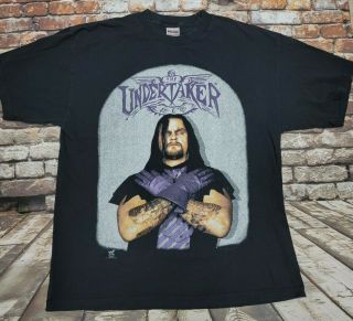 Vintage Wwf 90s Men’s The Undertaker T - Shirt Xlarge Single Stitch Wcw Ecw Wwe